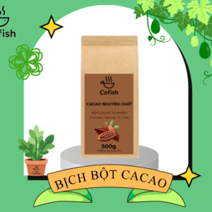 Bịch Bột Cacao hãng cofish mịn màng